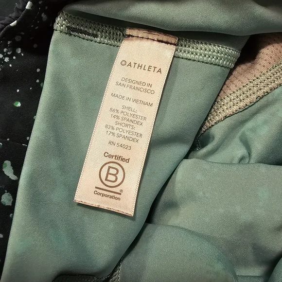 Athleta teal HIIT 2-in-1 short - Picture 8 of 8